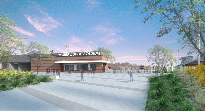 Front View of the New Hilmer Lodge Stadium at Mt. San Antonio College